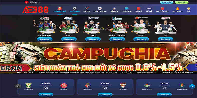 Tổng quan về nhà cái Ae388.com